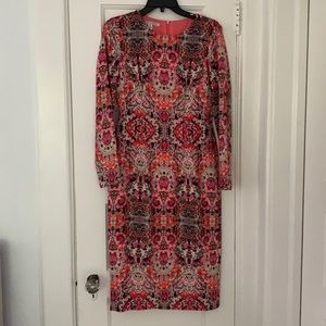 Maggy London long sleeve midi dress